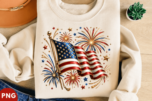 4th of July Flag PNG & American Flag PNG
