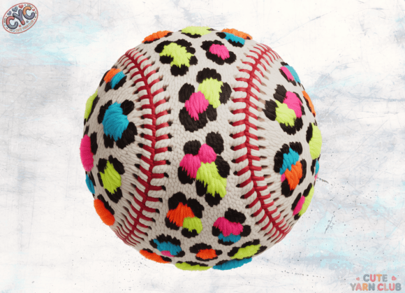Colorful Leopard Baseball PNG, Game Day: Bold Design Meets Modern Production