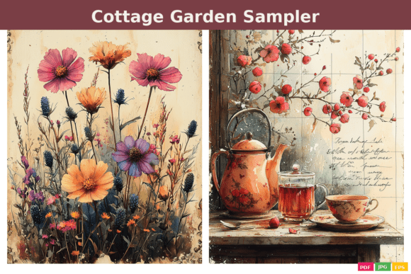 Cottage Garden Sampler: A Thoughtful Choice for Storybook-Style Creative Projects