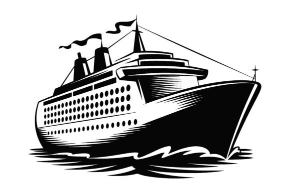 Cruise Ship Silhouette Maritime Vector: A Strategic Design Asset for Purpose-Driven Creators