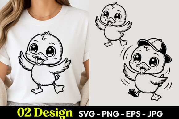 Cute Dancing Chick SVG PNG: Versatile Digital Art for Creators and Businesses