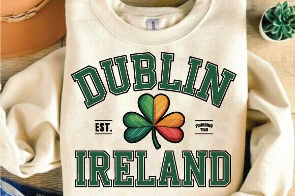 Dublin Ireland PNG, Irish Shamrock PNG