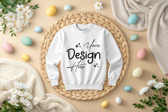Free Easter Sweatshirt Mockup