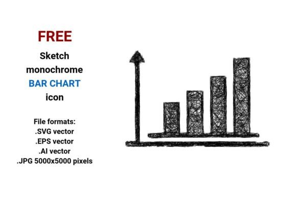 FREE Sketch Bar Chart Icon: A Strategic Design Asset for Clarity and Communication