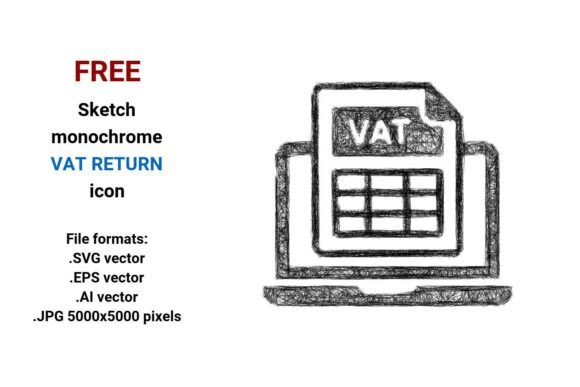 FREE Sketch Vat Return Icon