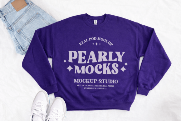 Gildan 18000 Flat Lay Sweatshirt Mockup: Your Shortcut to Polished, Professional Product Visuals