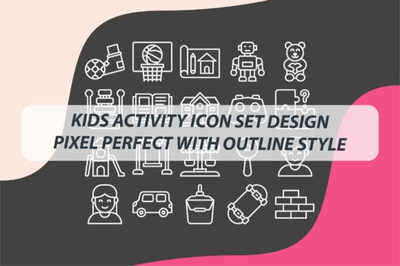 Icon Set Kids Activity