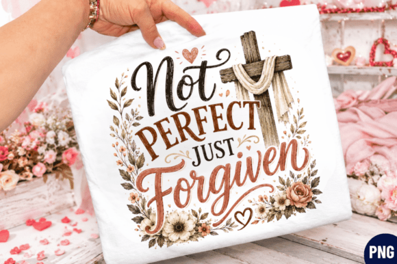 Just Forgiven PNG T-shirt Design