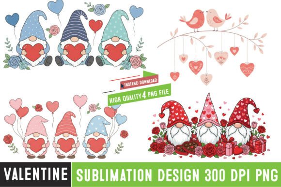Valentine's Day Sublimation Design