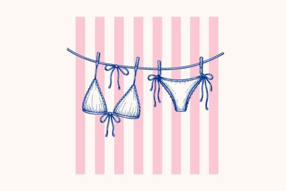 Vintage Beach Swimwear SVG and Summer SVG: Design Freedom for Creators Across Disciplines