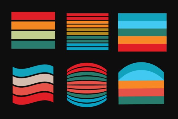 Vintage Retro Sunset 70s 80s Old Color