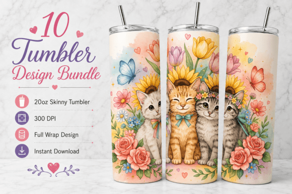 Why the Adorable Kittens Floral Tumbler Set Is Reshaping Creative Commerce for Makers and Brands
