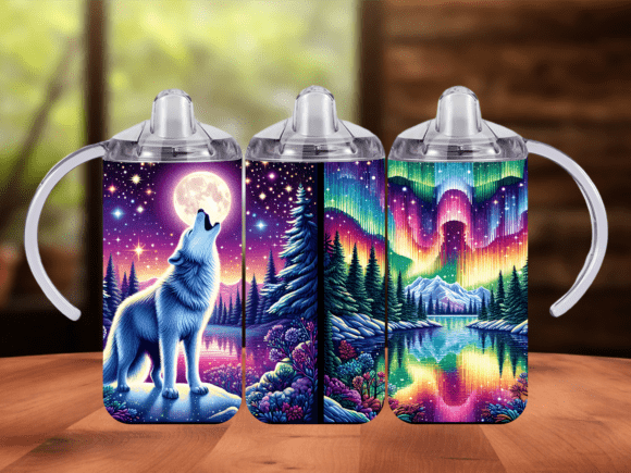 Why the Neon Wolf 12 Oz Tumbler Wrap PNG Is a Smart Choice for Sublimation Creators